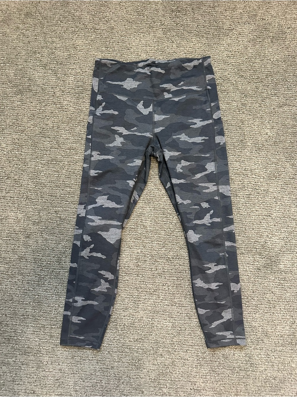 Athleta Gray Camouflage Leggings